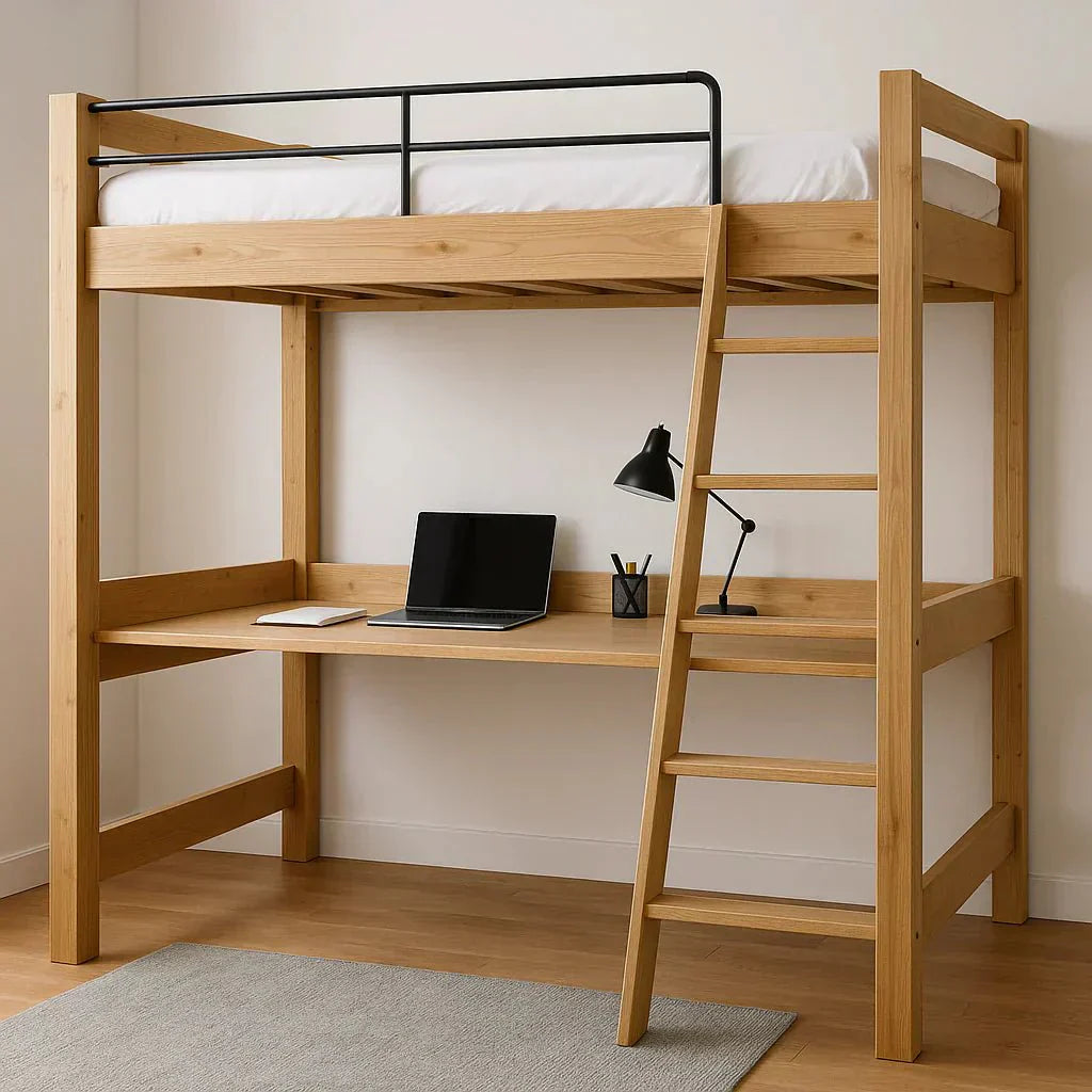 Organiza tu Espacio de Trabajo con una Litera con Escritorio en 5 Pasos - Literas MX