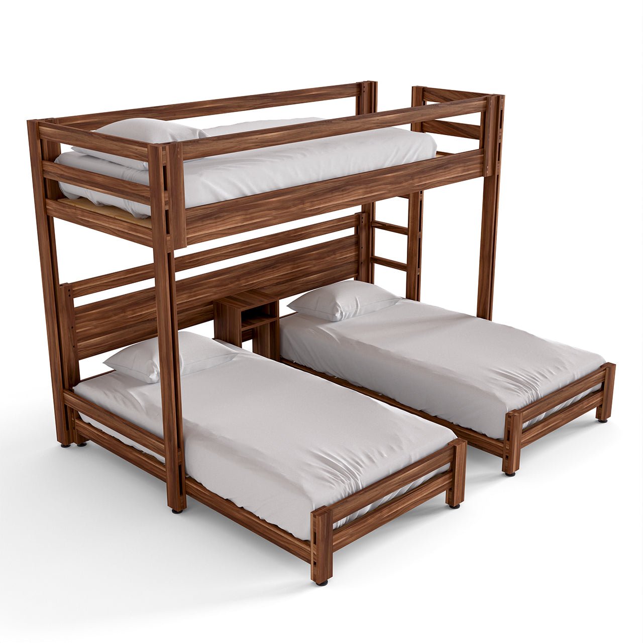 Litera Triple de Parota - Literas MX