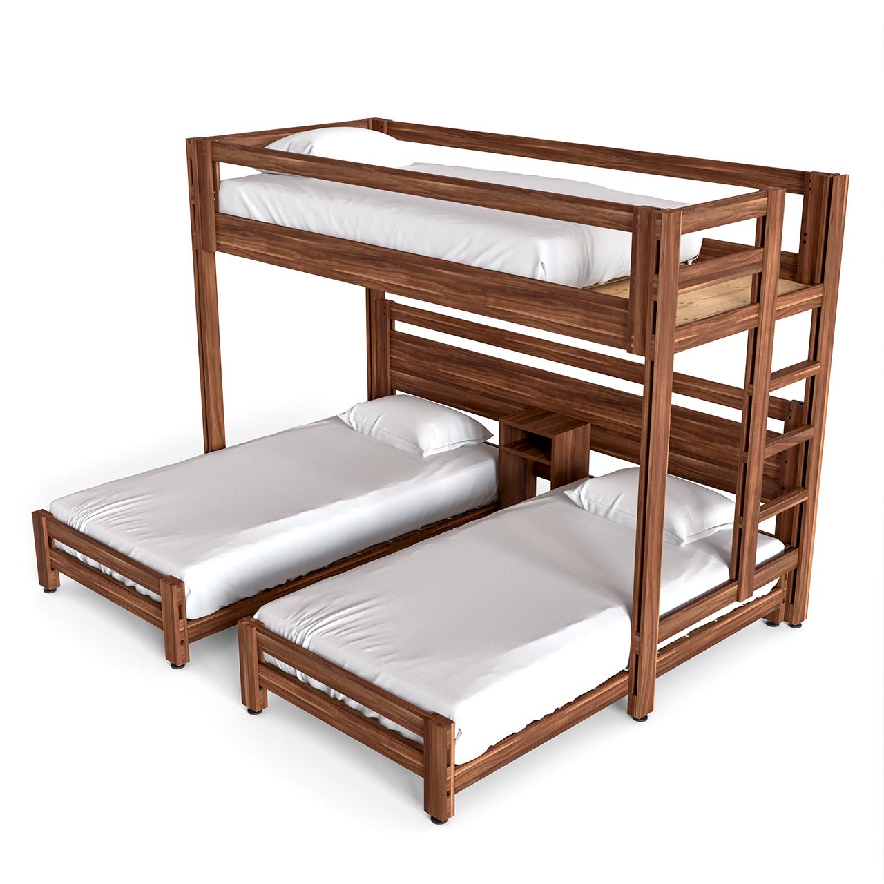 Litera Triple de Parota - Literas MX