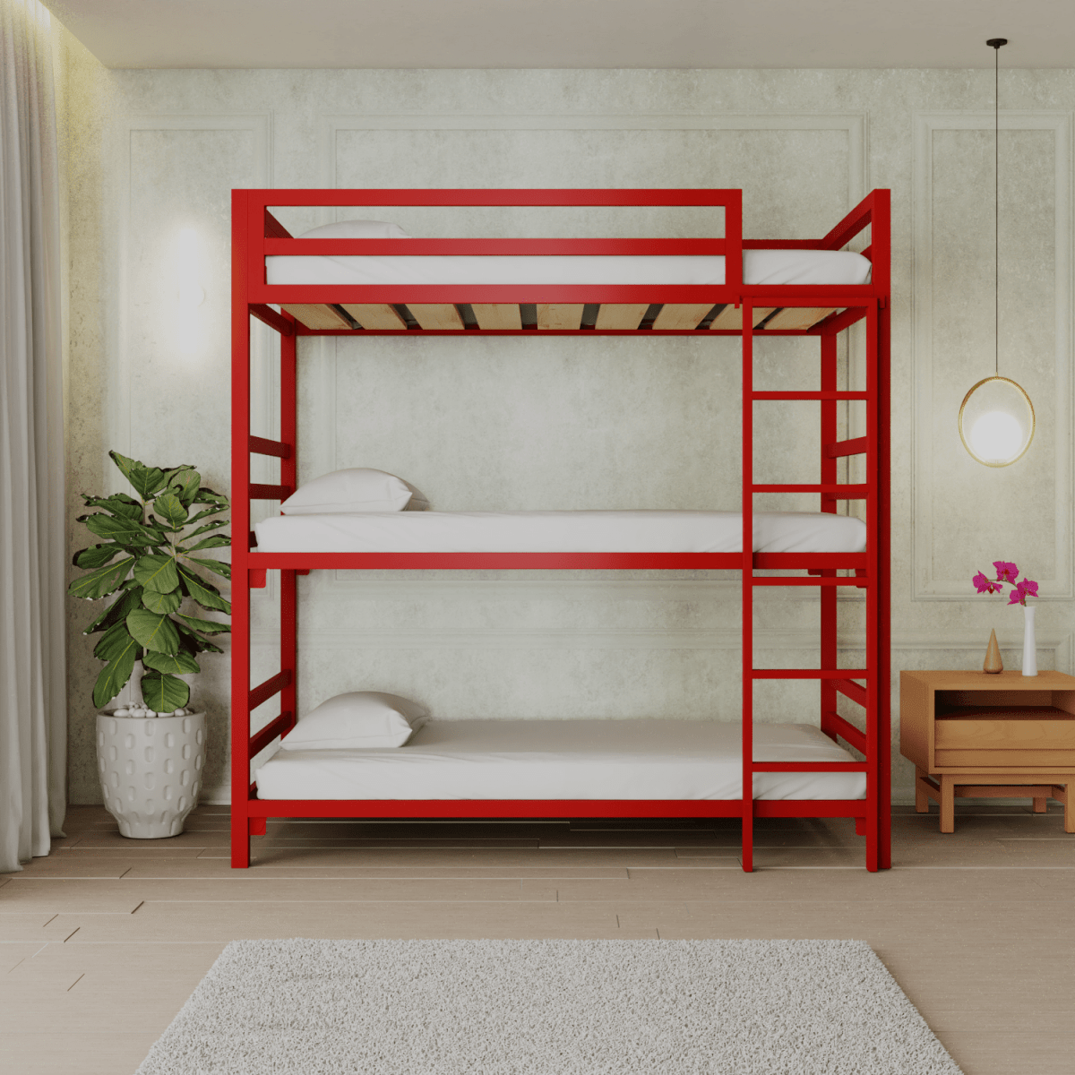 Litera Triple Estilo Industrial - Literas MX