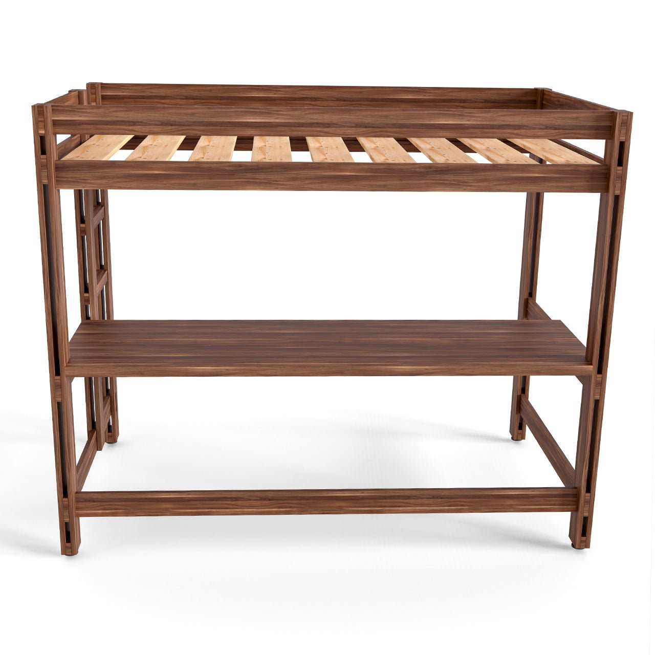 Litera con Escritorio de Parota - Literas MX