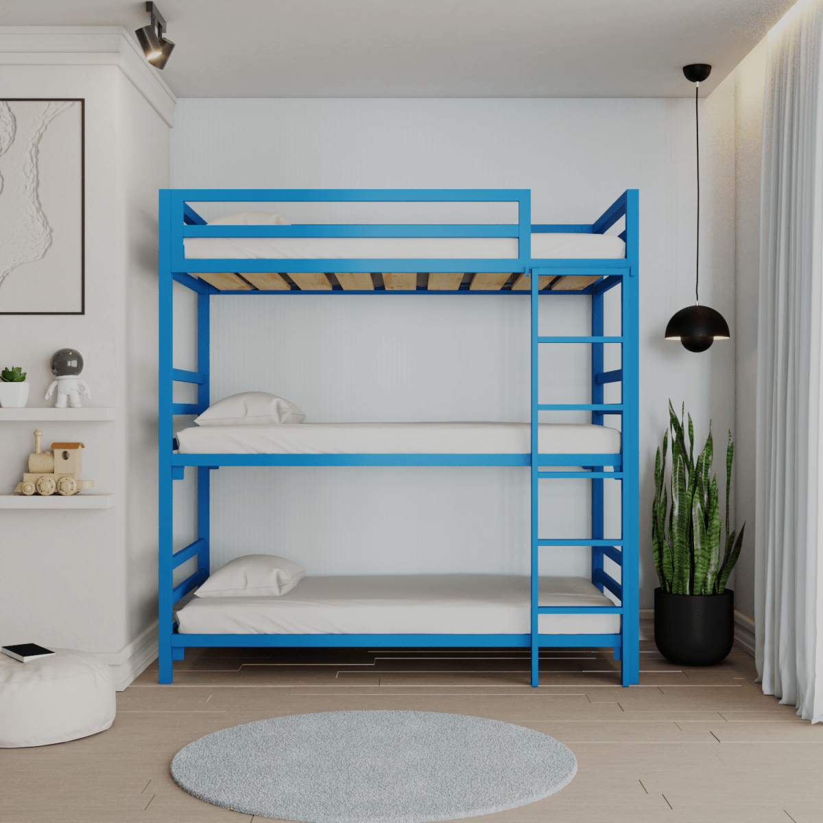 Litera Triple Estilo Industrial - Literas MX