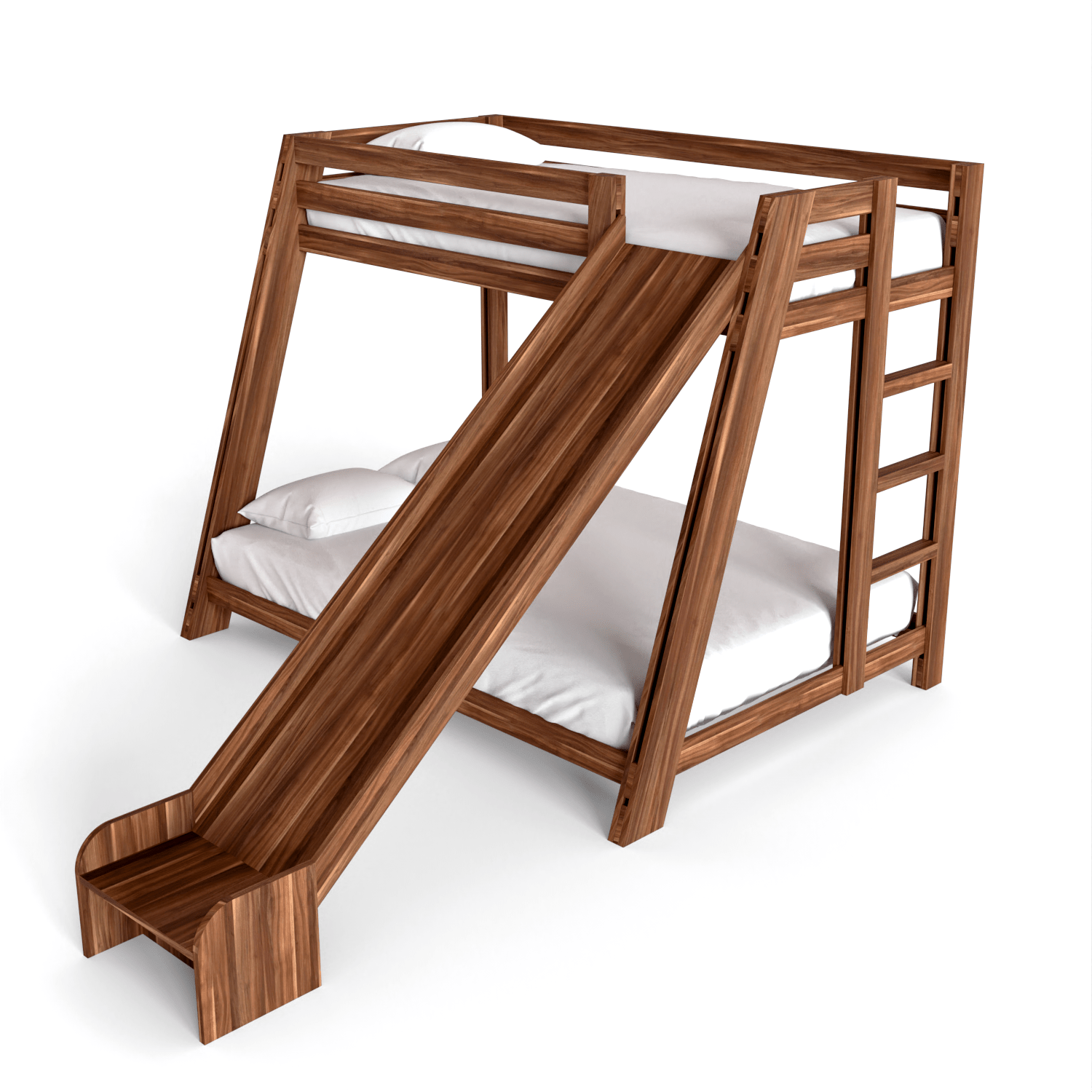 Litera Mixta de Parota con Resbaladilla - Literas MX