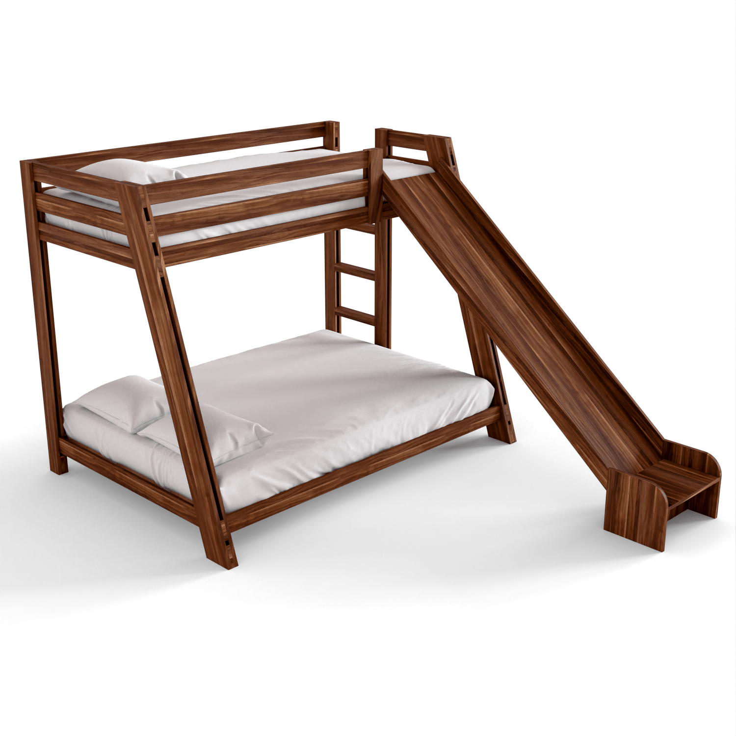 Litera Mixta de Parota con Resbaladilla - Literas MX