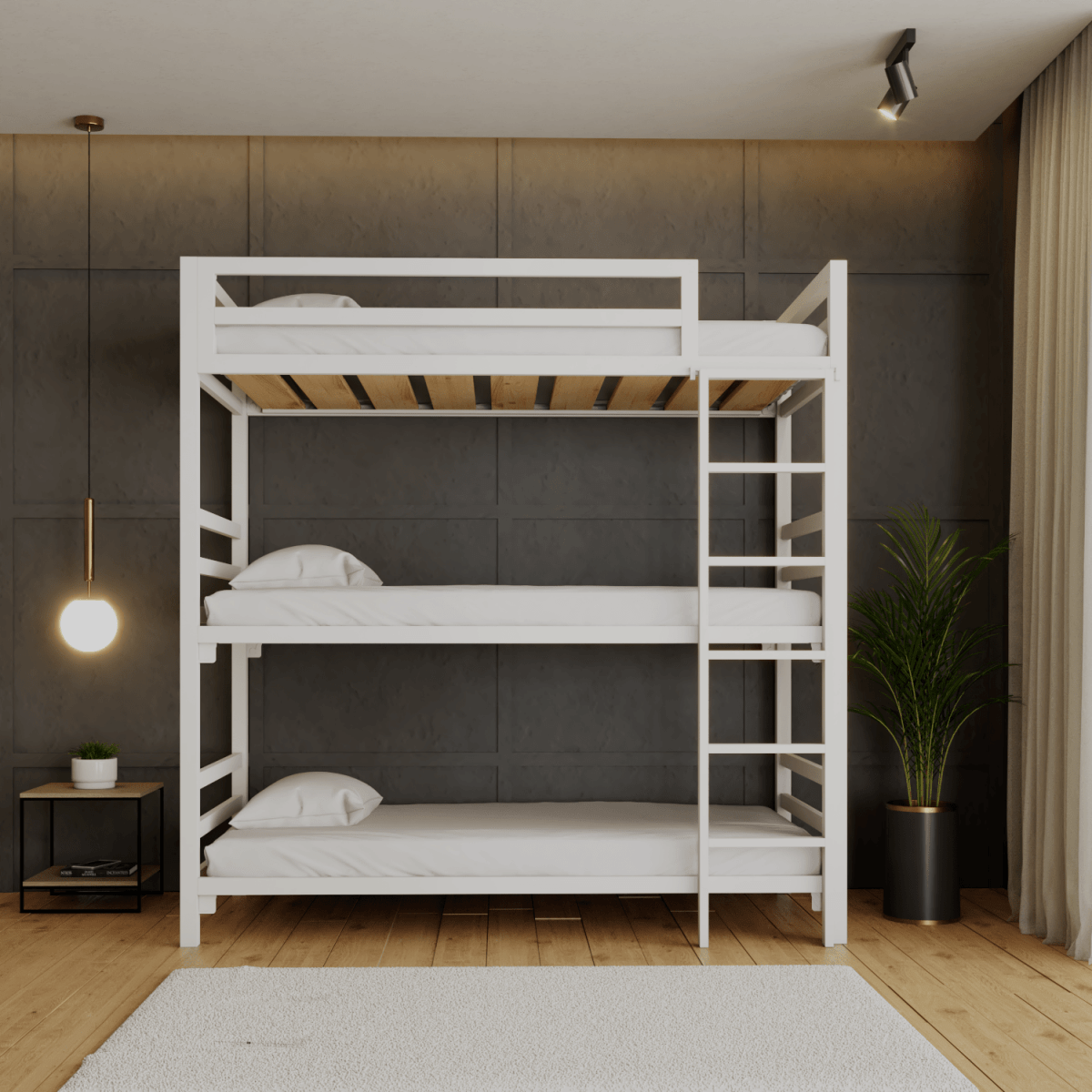 Litera Triple Estilo Industrial - Literas MX