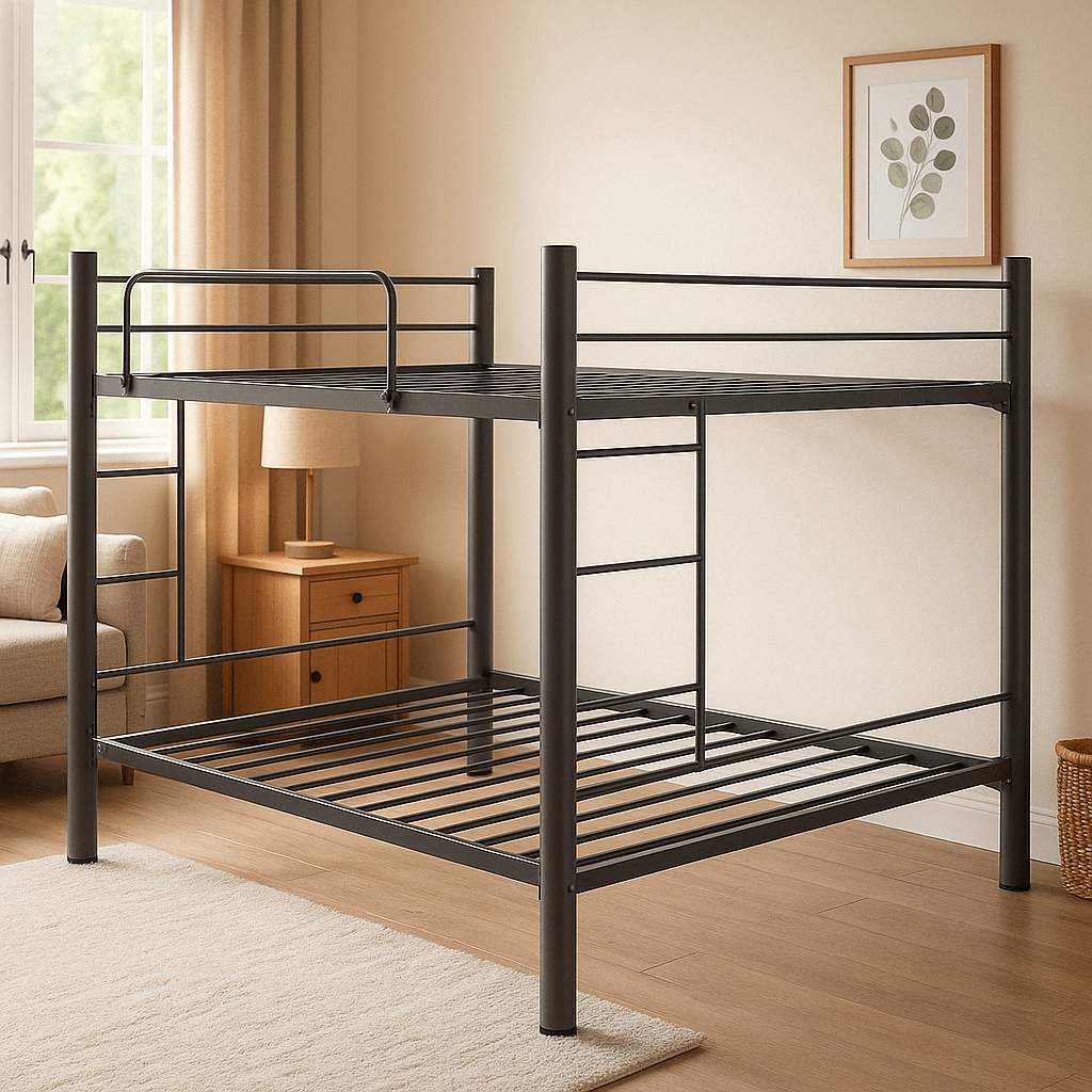 Litera Slim Negra Matrimonial - Literas MX