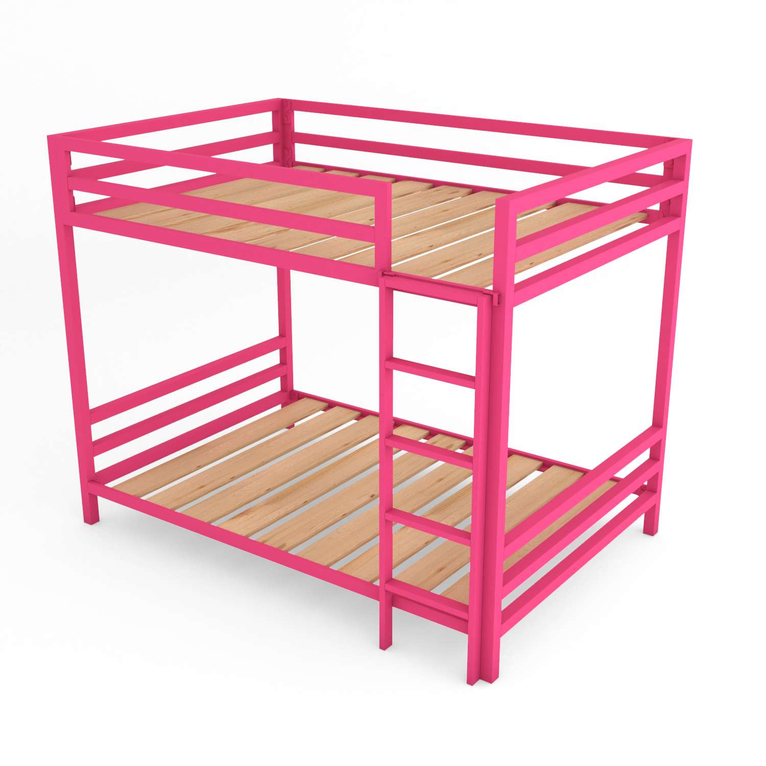 Litera Matrimonial de acero Rosa Vibrante - Literas MX