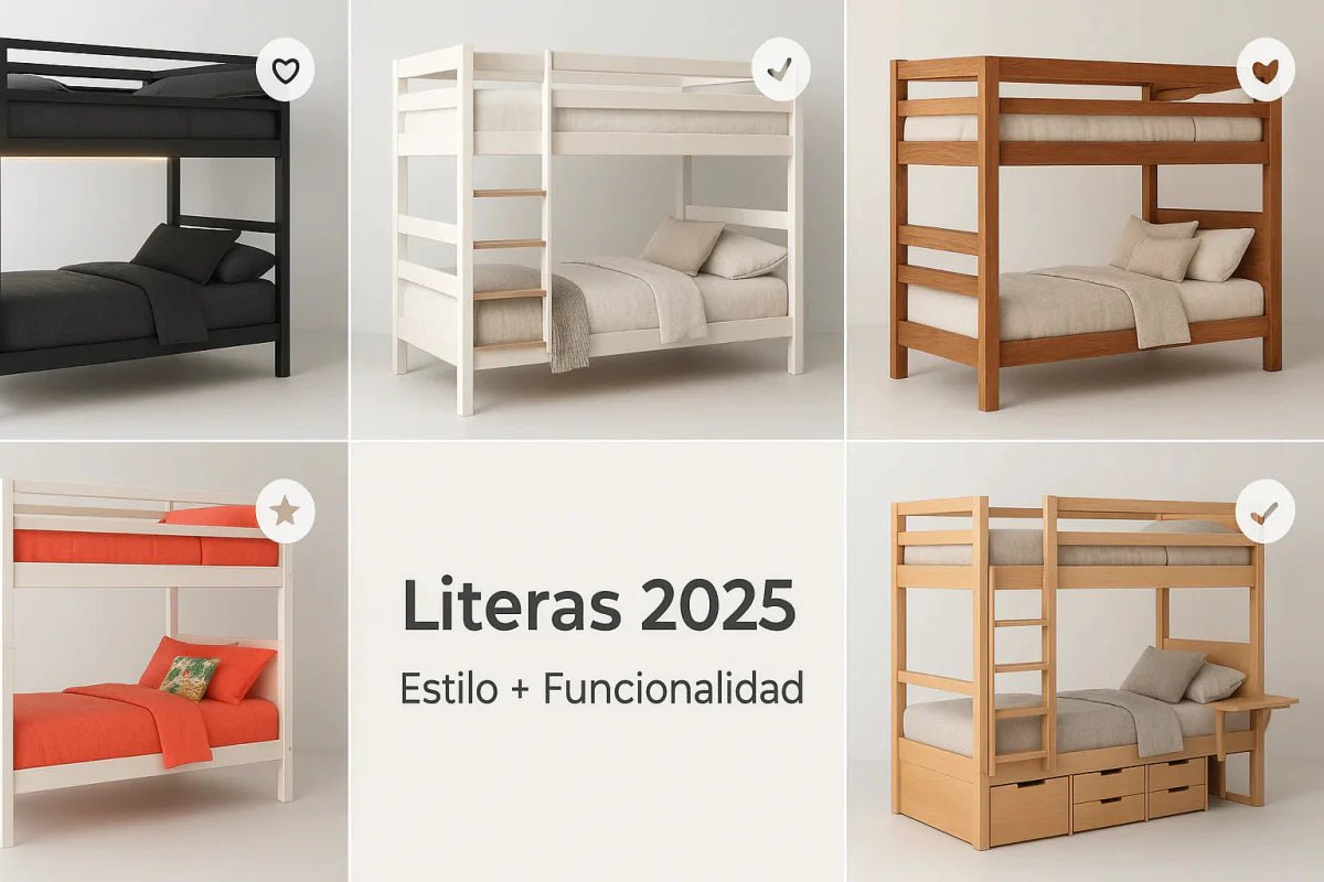 ¡Inspírate! 5 Diseños Modernos de Literas Matrimoniales - Literas MX