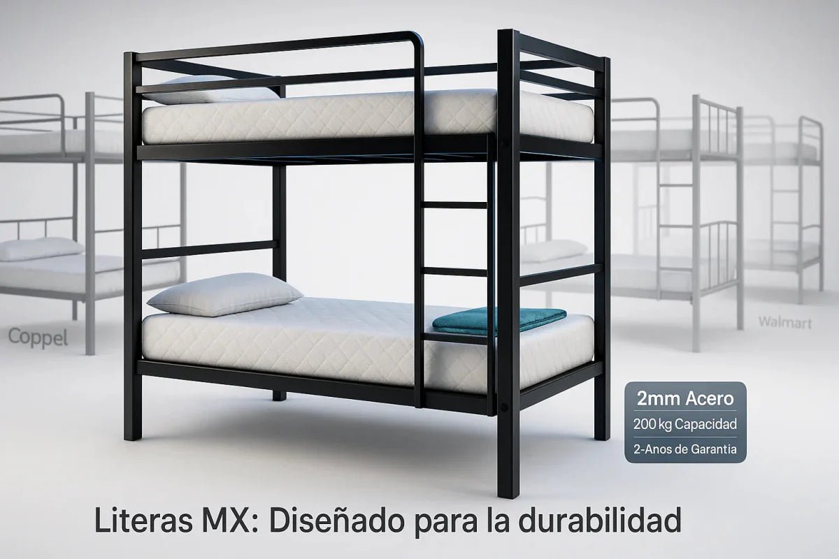Precio de Literas 2025: Comparativa en Coppel, Elektra, Walmart y Literas MX - Literas MX