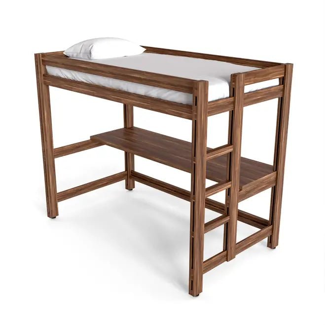 Litera con Escritorio de Parota - Literas MX