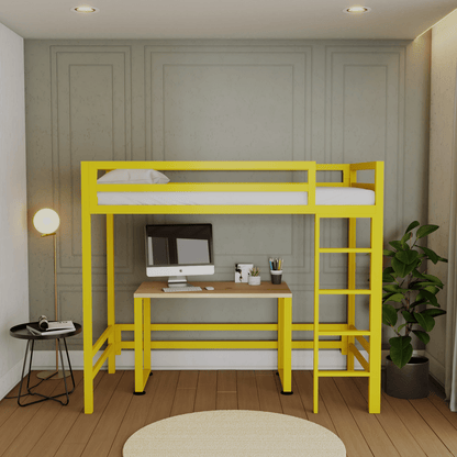 Litera con Escritorio Estilo Industrial