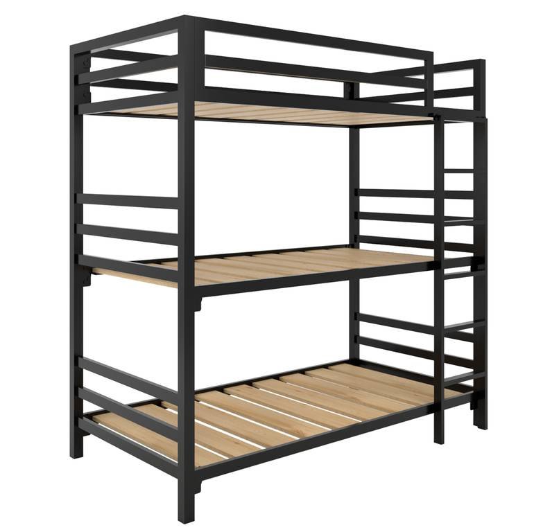 Litera Triple Estilo Industrial - Literas MX